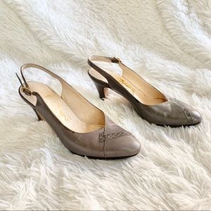 Salvatore Ferragamo Slingback Pumps 4.5B